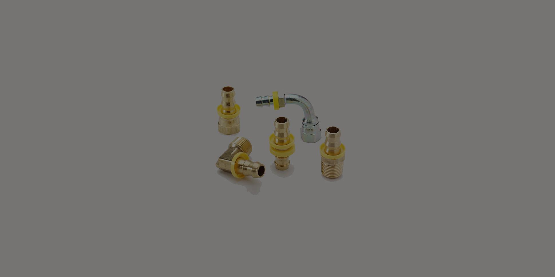 Brass Push-On Barb Fittings