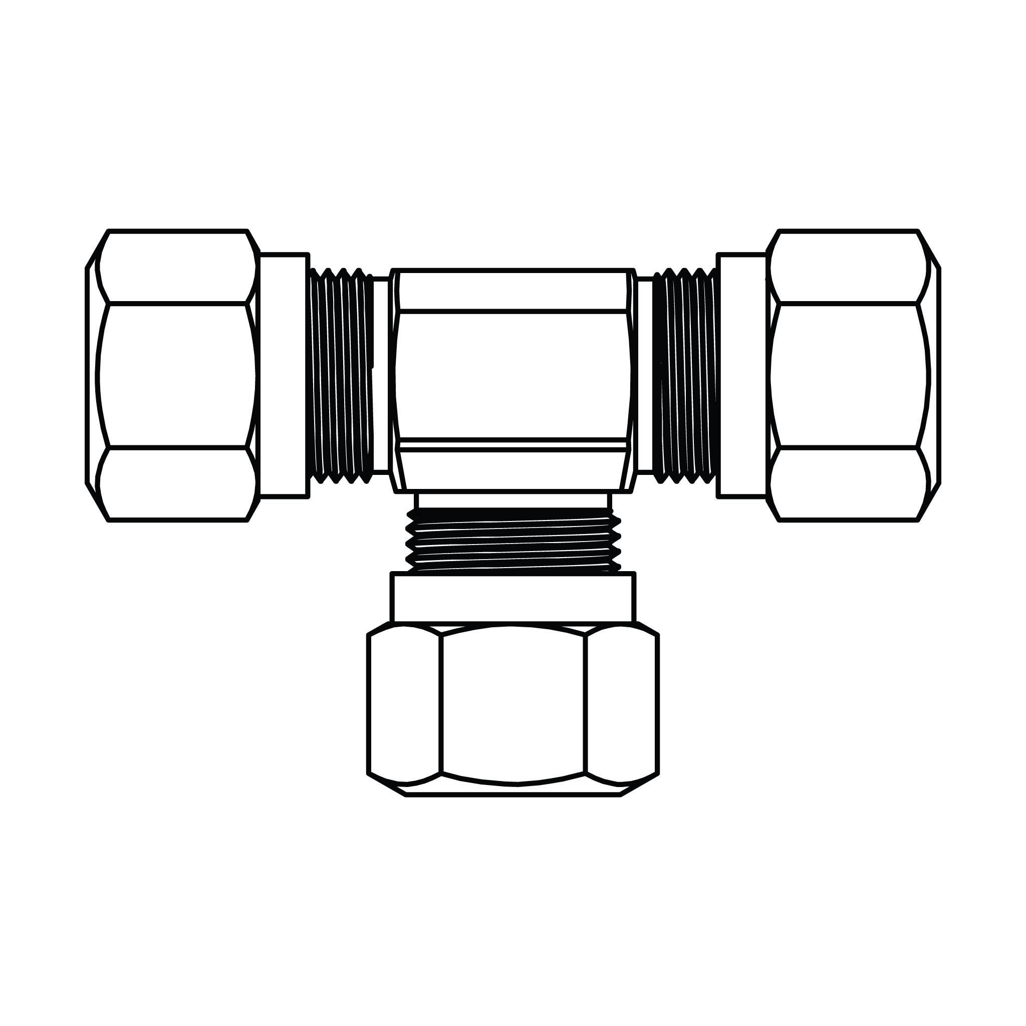 Tube Union Tee