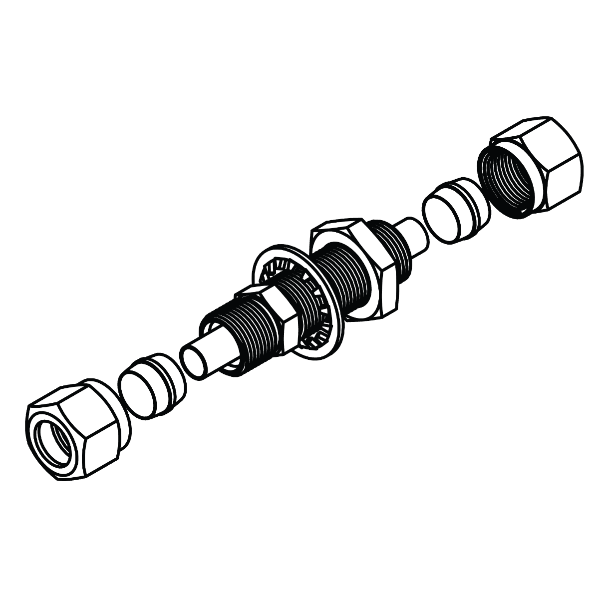 Tube Bulkhead Union