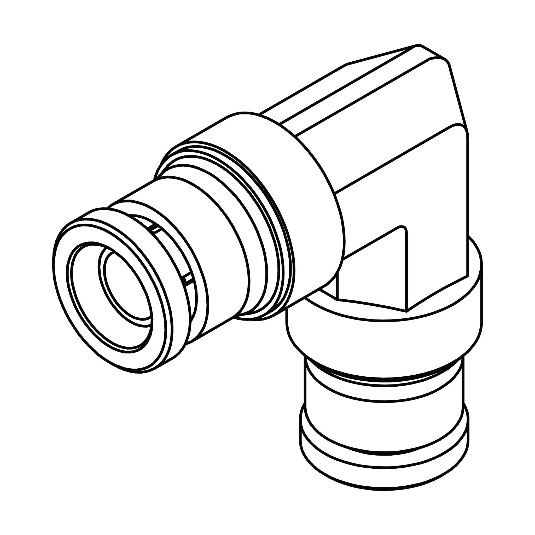 Tube Union Elbow 90&deg;