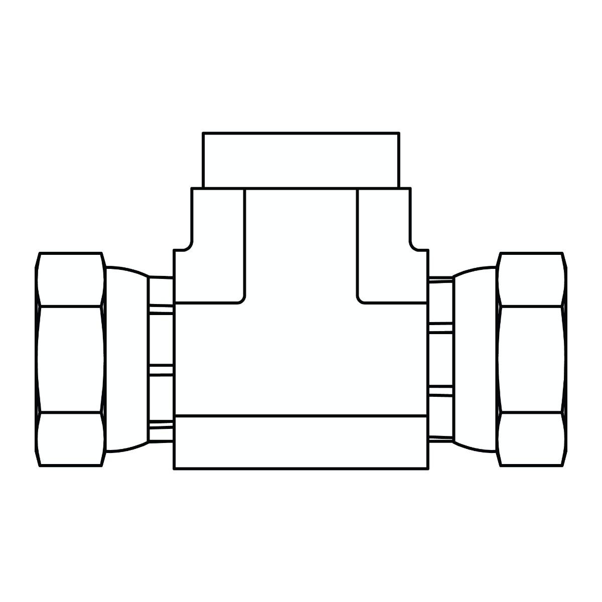 Pipe Swivel Branch Tee