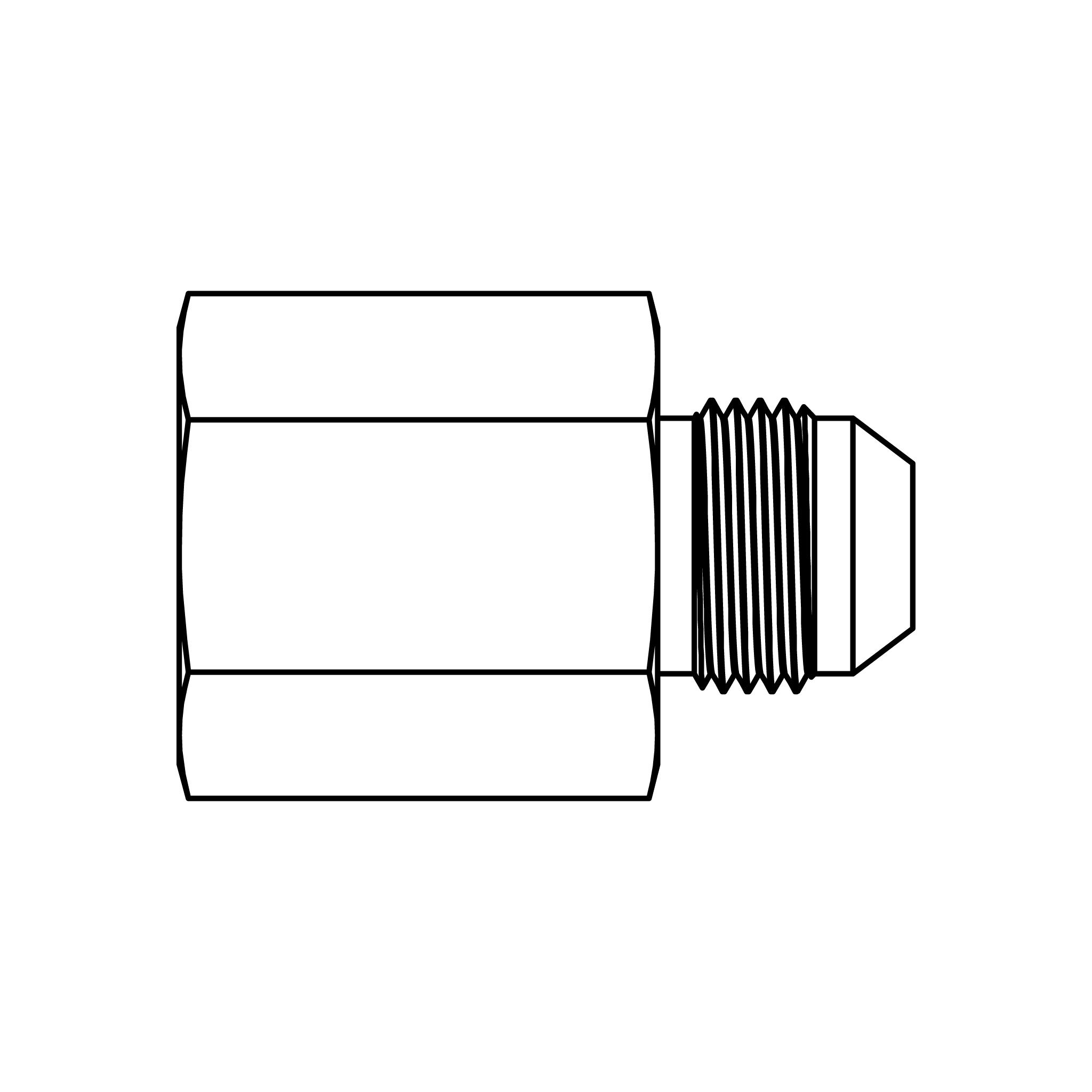 Restricted JIC Reducer/Expander
