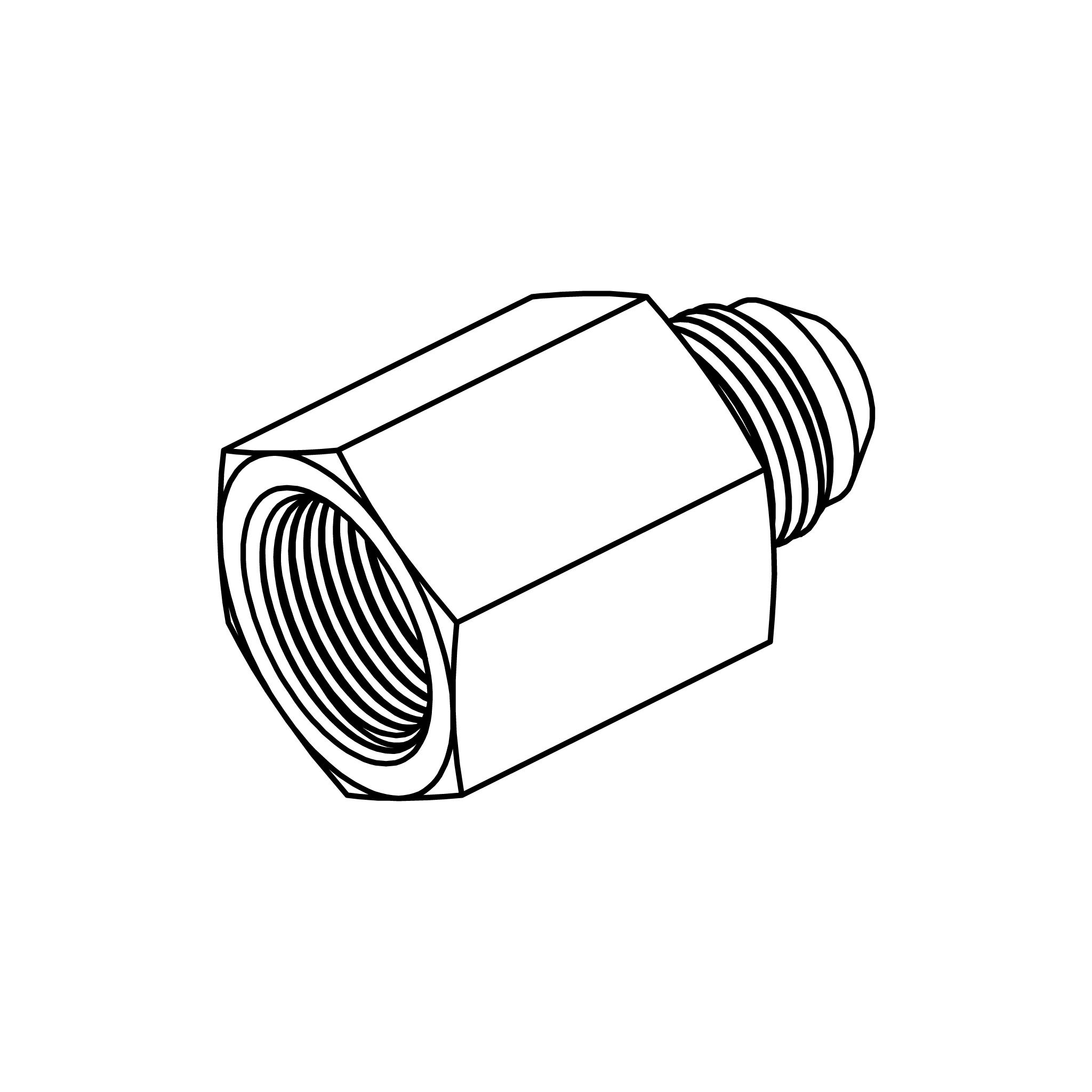 Restricted JIC Reducer/Expander