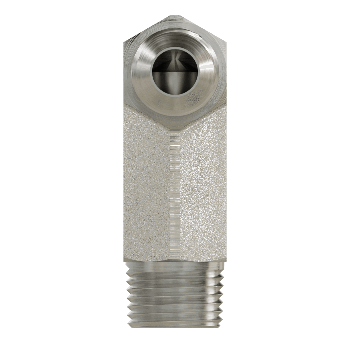 JIC to Pipe - Long Elbow 90&deg;