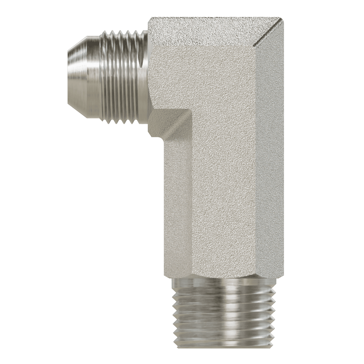 JIC to Pipe - Long Elbow 90&deg;