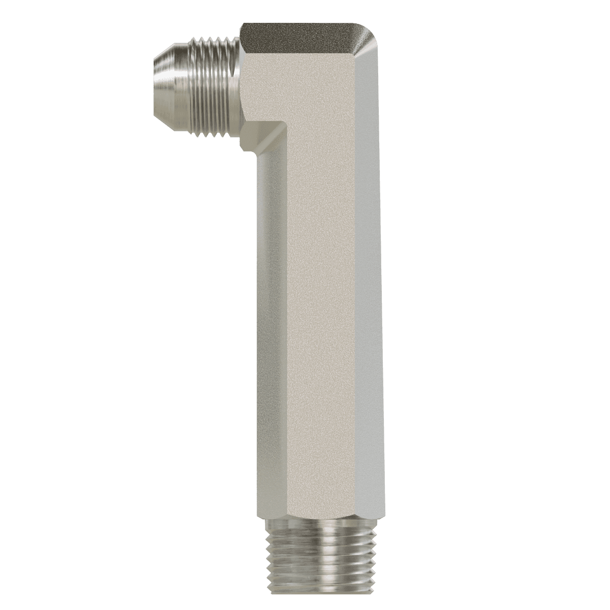 JIC to Pipe - Extra Long Elbow 90&deg;