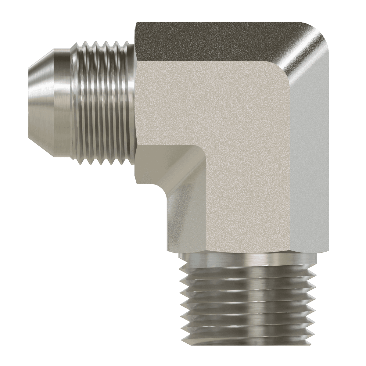 JIC to Pipe Elbow 90&deg;