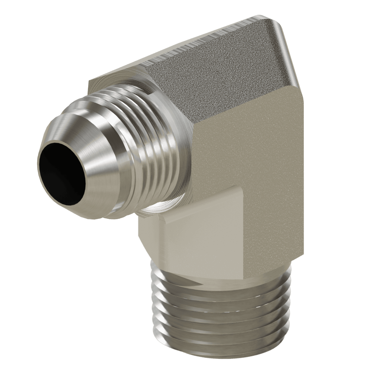 JIC to Pipe Elbow 90&deg;