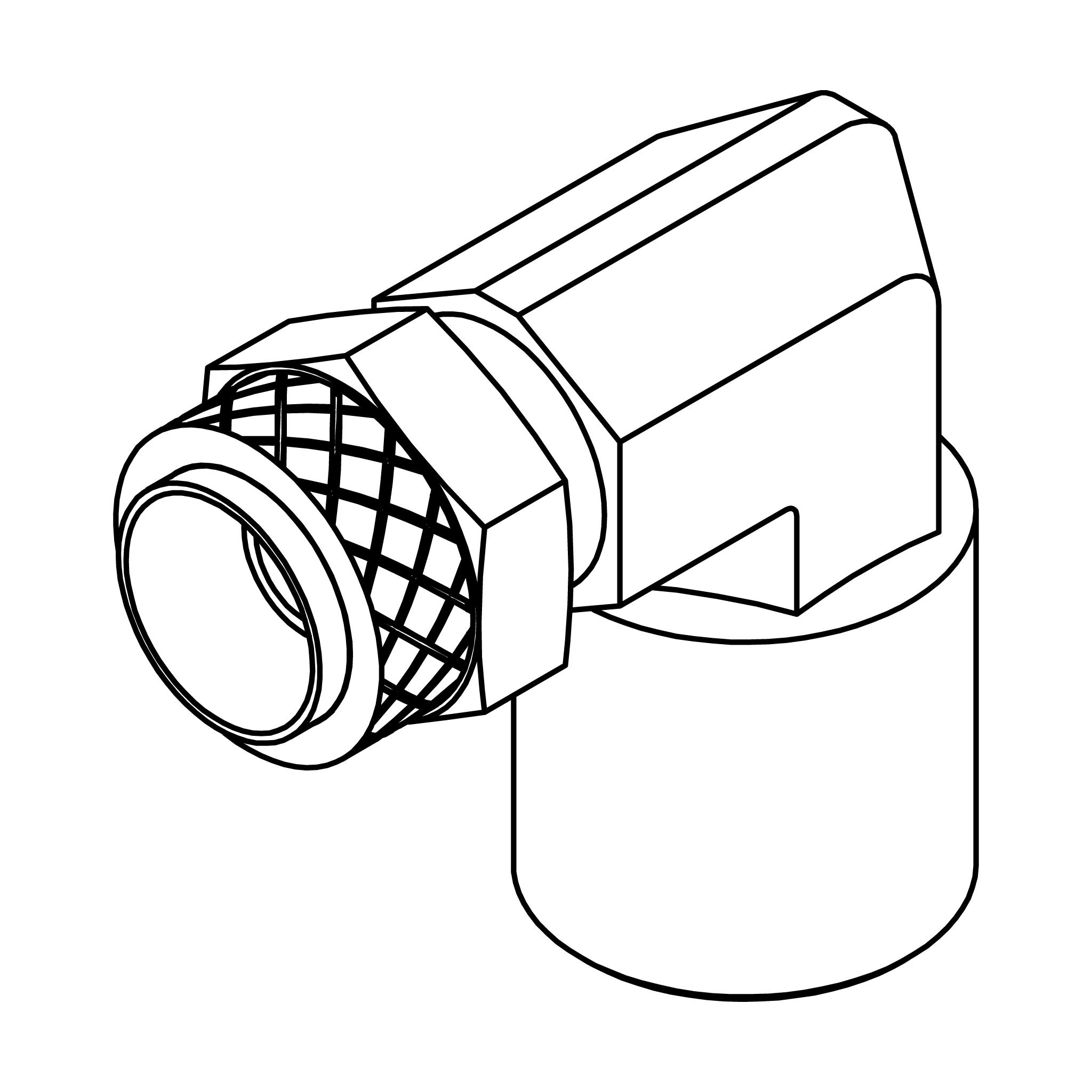 Tube to Pipe Elbow 90&deg;