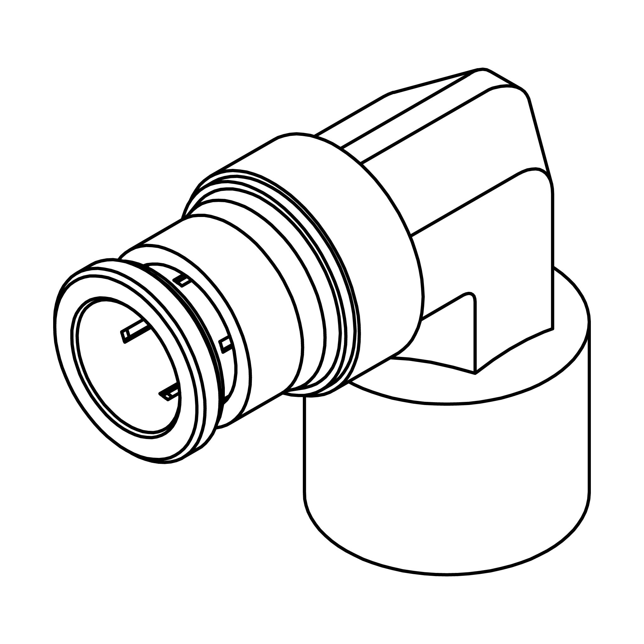 Tube to Pipe Elbow 90&deg;