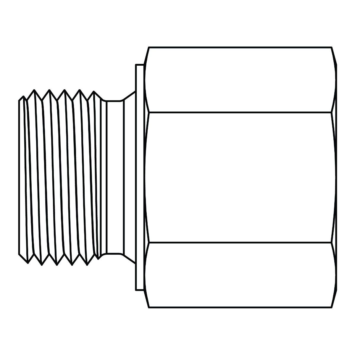 BSPP to BSPP Extended Bushing