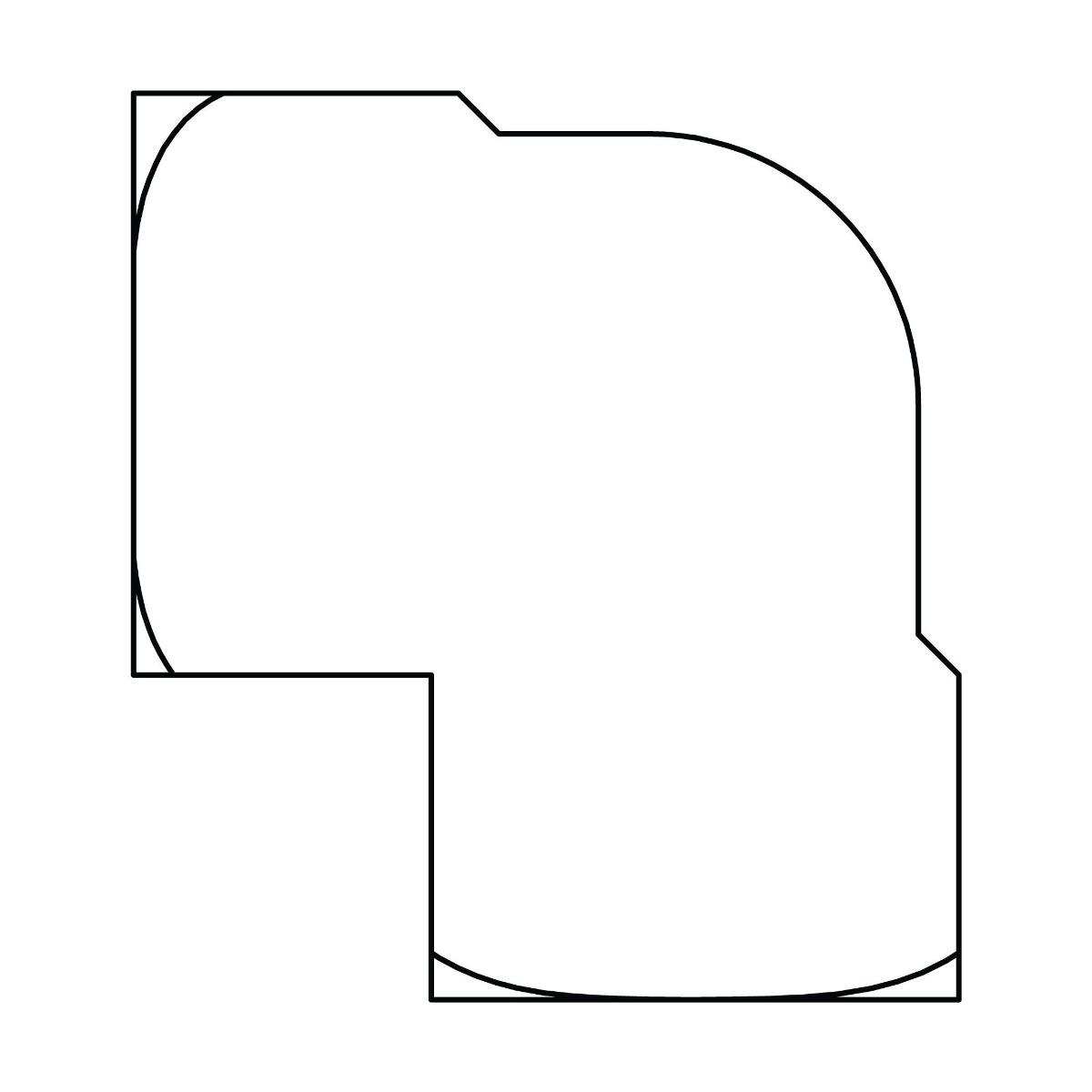 Pipe Elbow 90&deg;