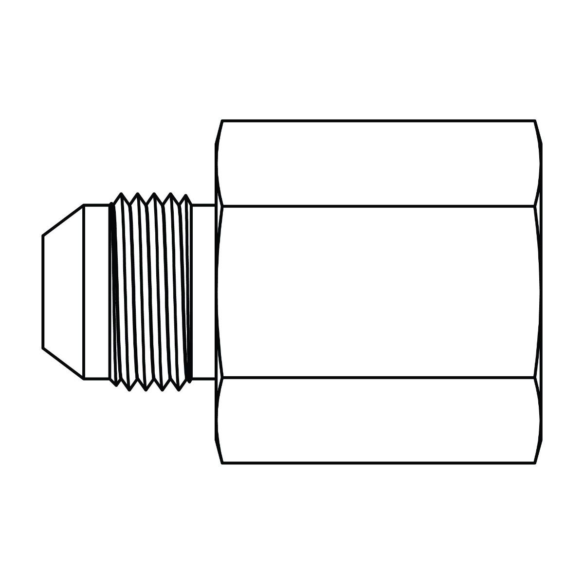 JIC - JIS Solid (30&deg; Seat BSPP Thread)