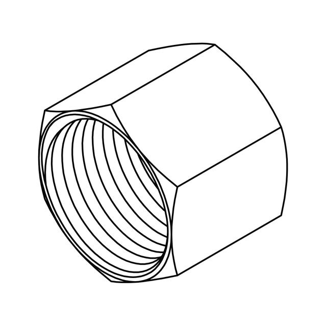 SAE 45° Cap