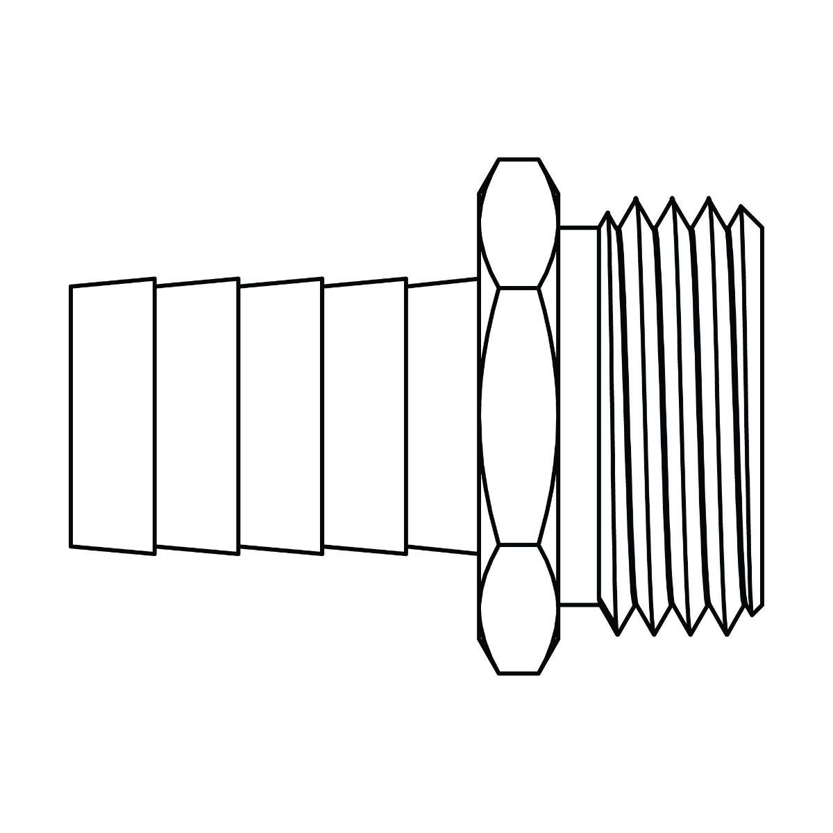Garden Hose Barb (GHB) to GHT