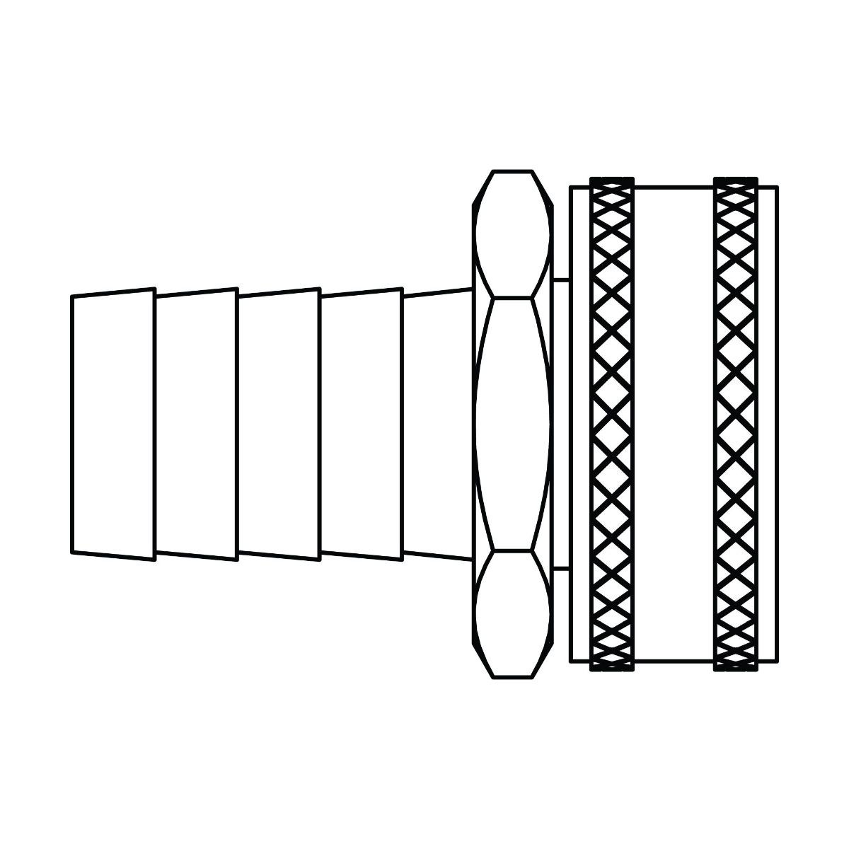 Garden Hose Barb (GHB) to GHT