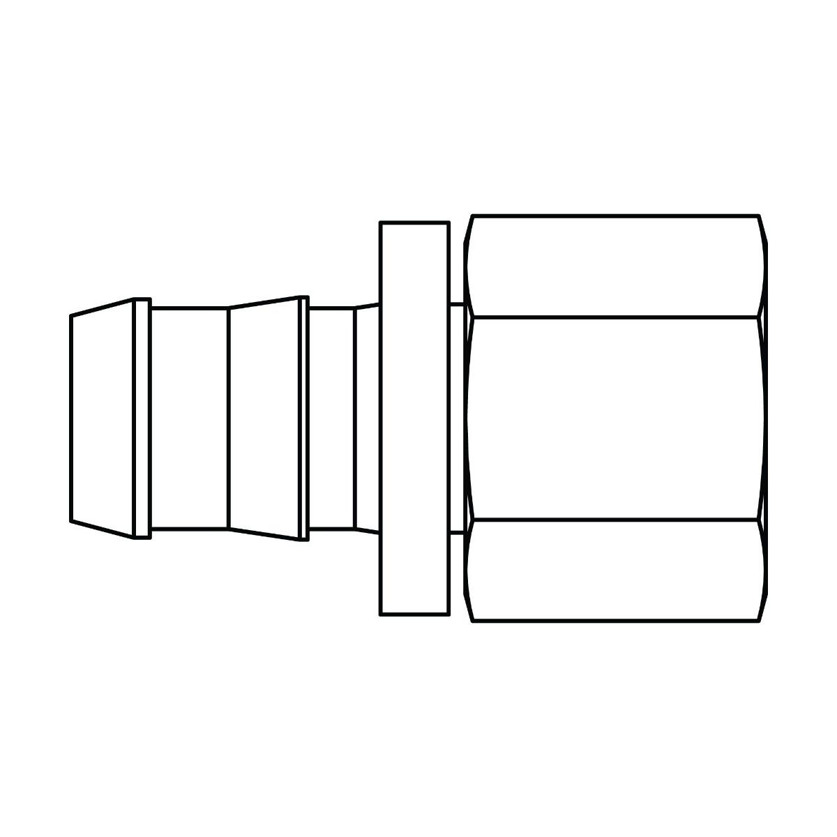 Push-on Barb to Pipe