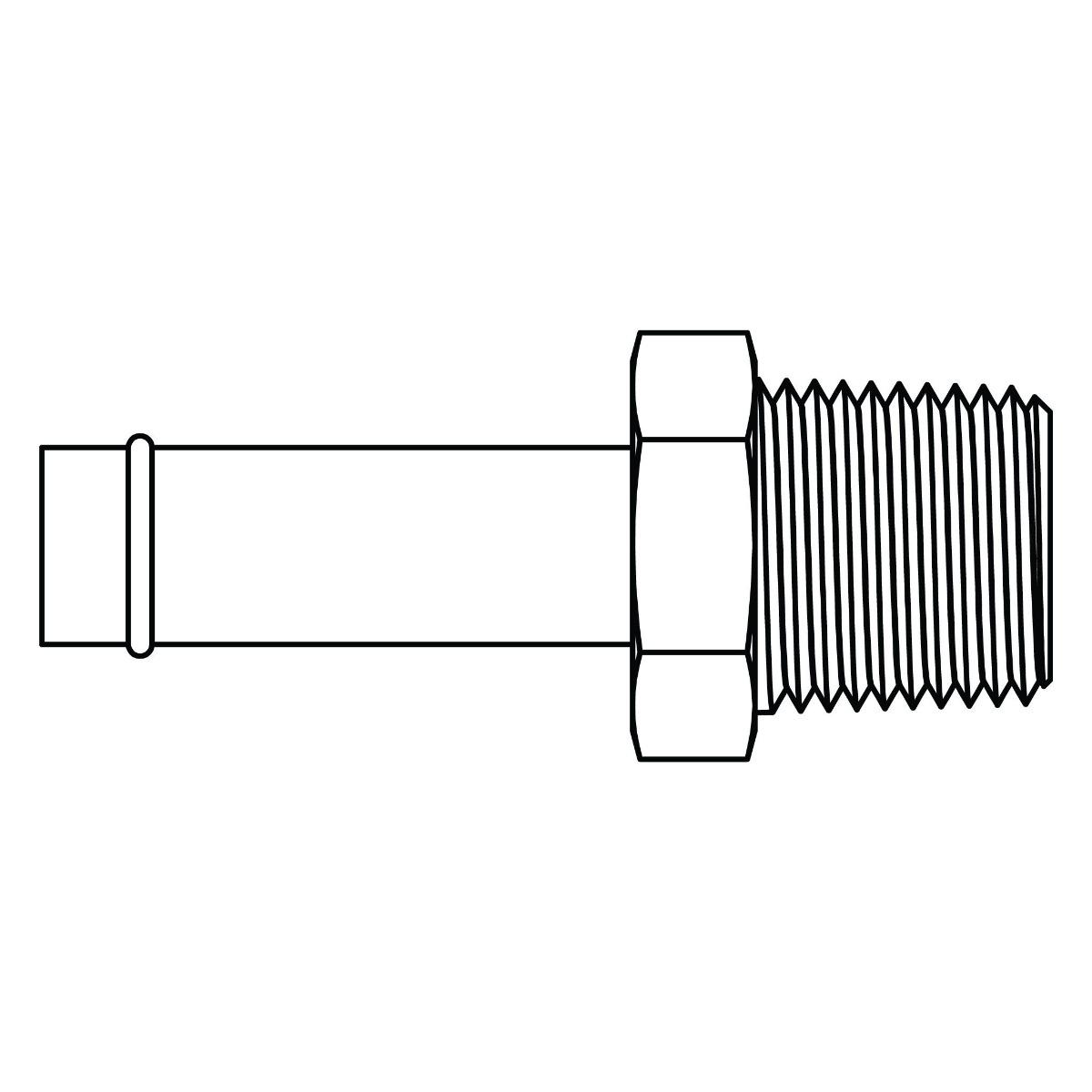 Beaded Hose to Pipe