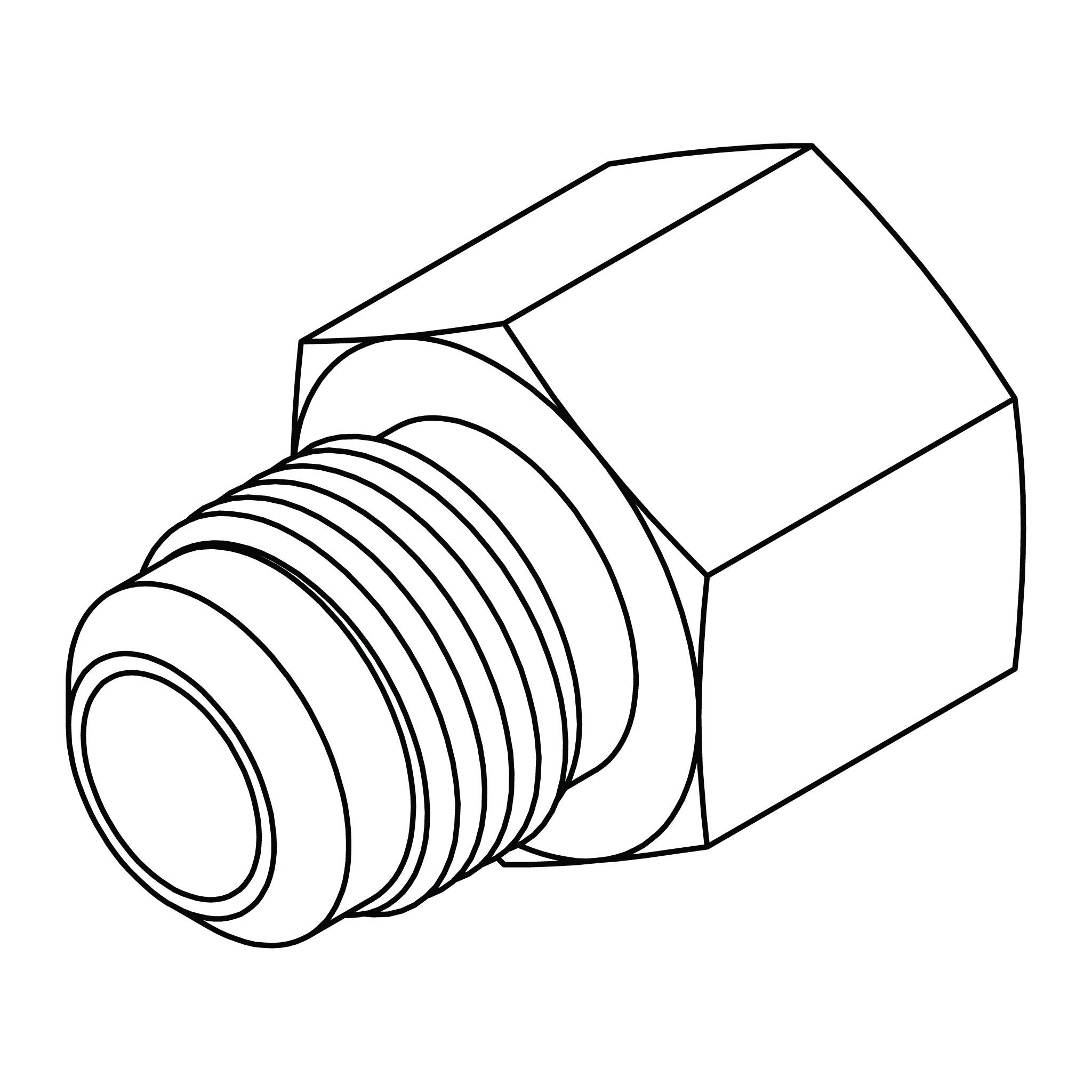 SAE 45&deg; Tube to Pipe
