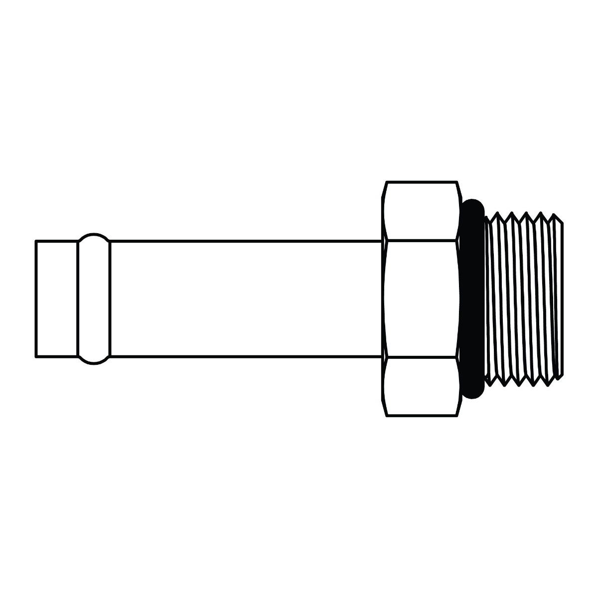 Beaded Hose to O-Ring
