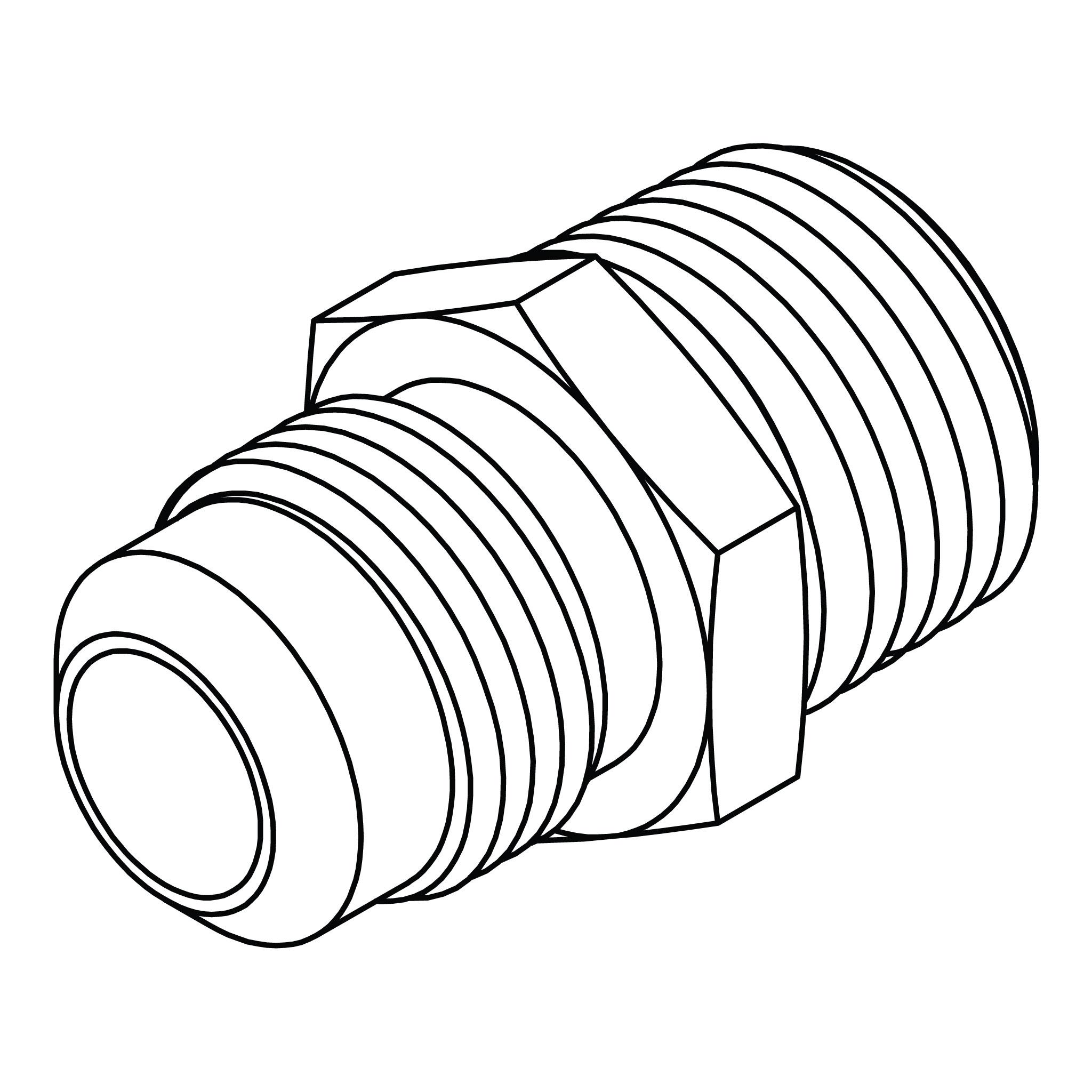 SAE 45&deg; Tube to Pipe