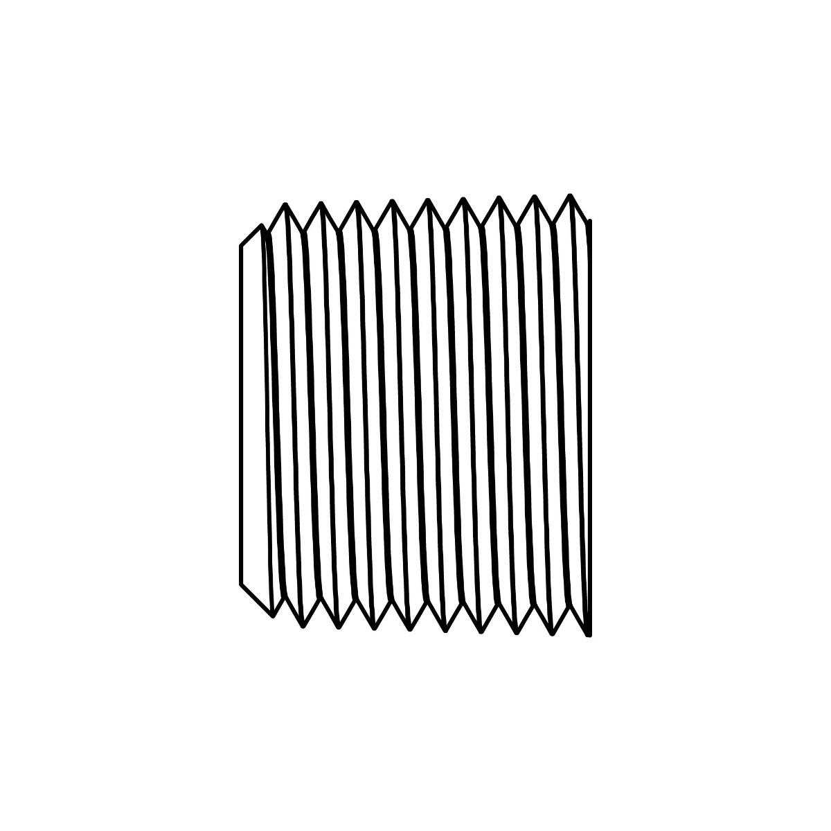 Flush Hollow Hex Pipe Plug 7/8 Taper