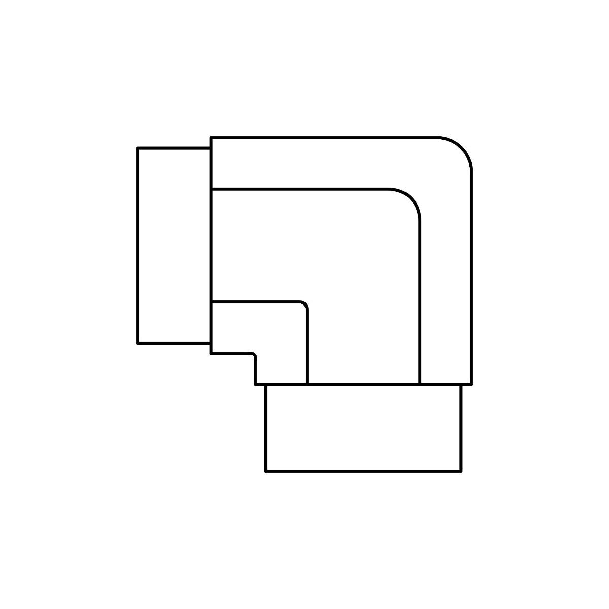 Pipe Elbow 90&deg;
