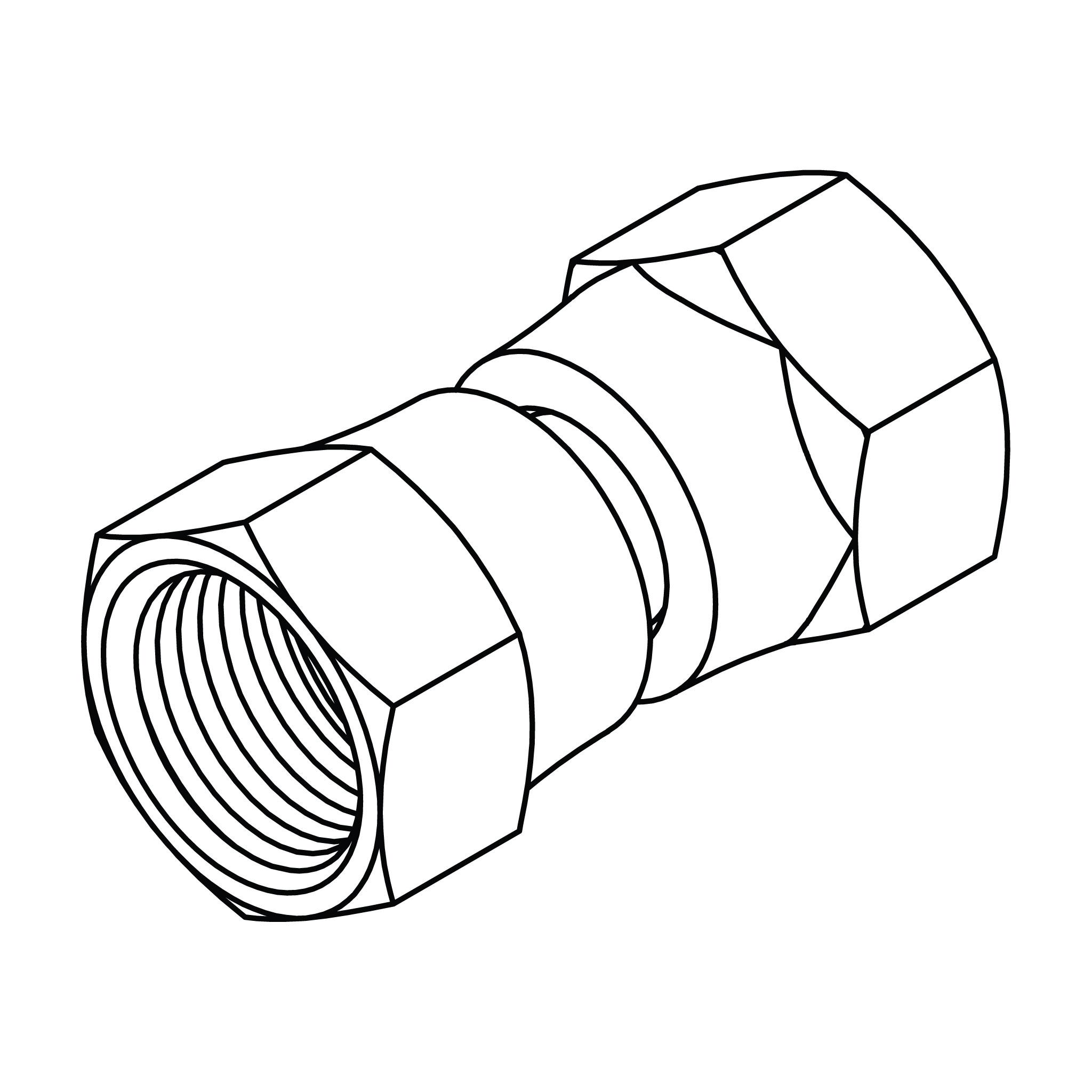 SAE 45&deg; Swivel Union