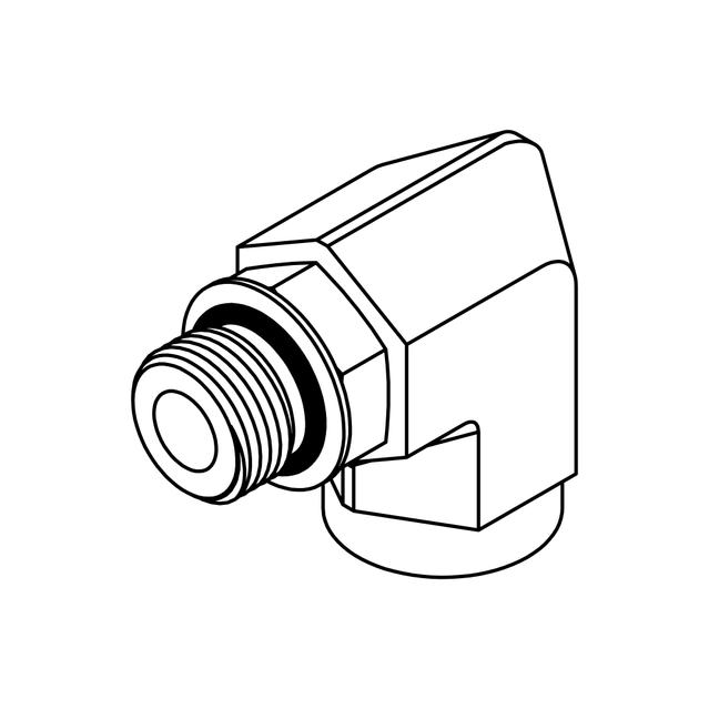 O-Ring Adjustable Street Elbow 90°