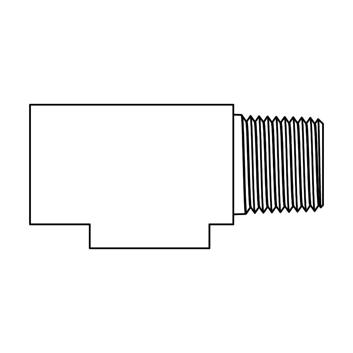 Tube to Pipe Run Tee