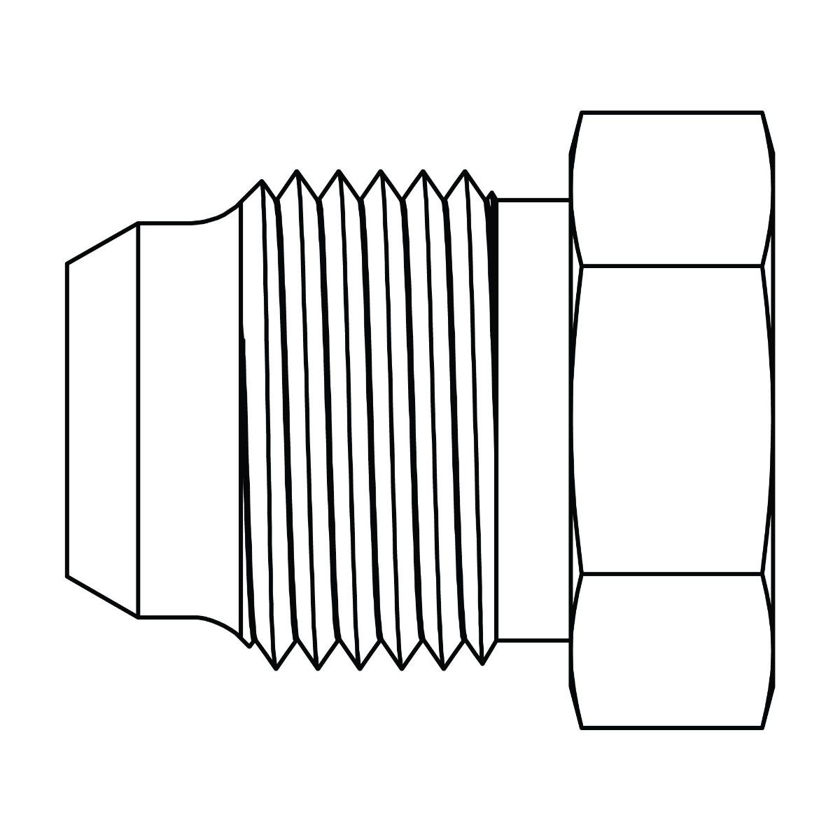 Komatsu Plug (30&deg; Seat Metric Thread)