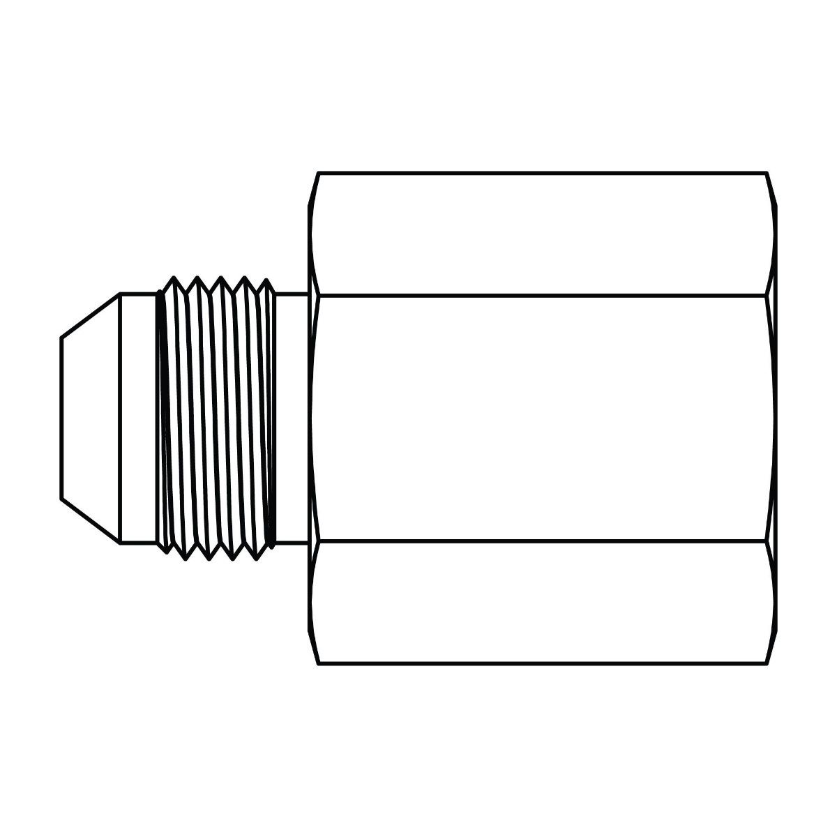 JIC - Komatsu (30&deg; Seat Metric Thread)