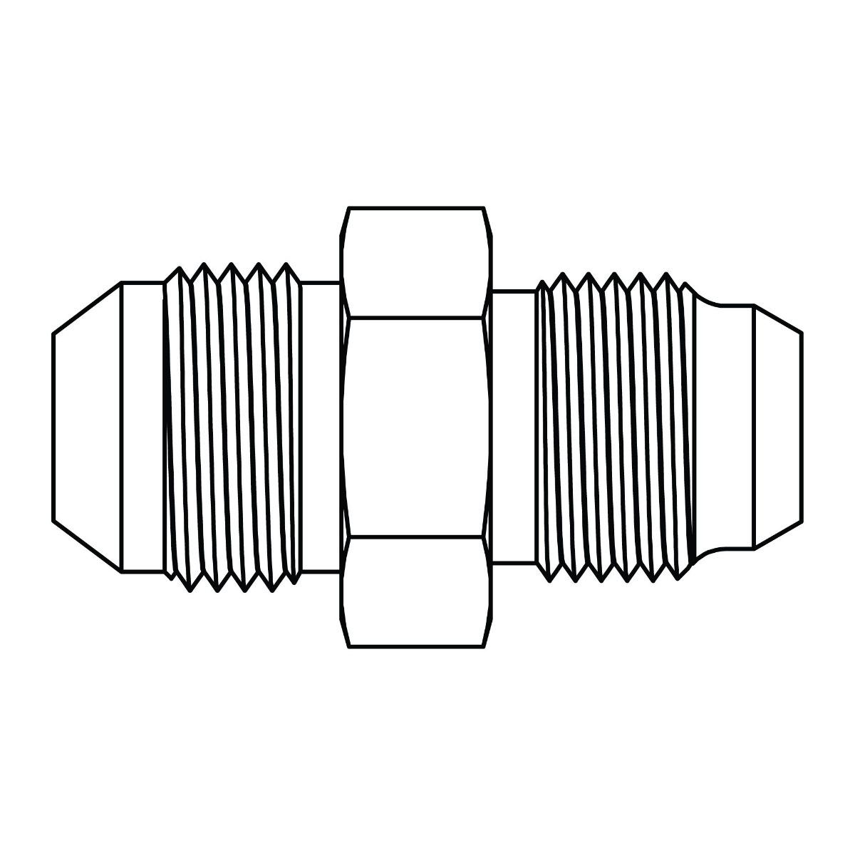 JIC - Komatsu (30&deg; Seat Metric Thread)