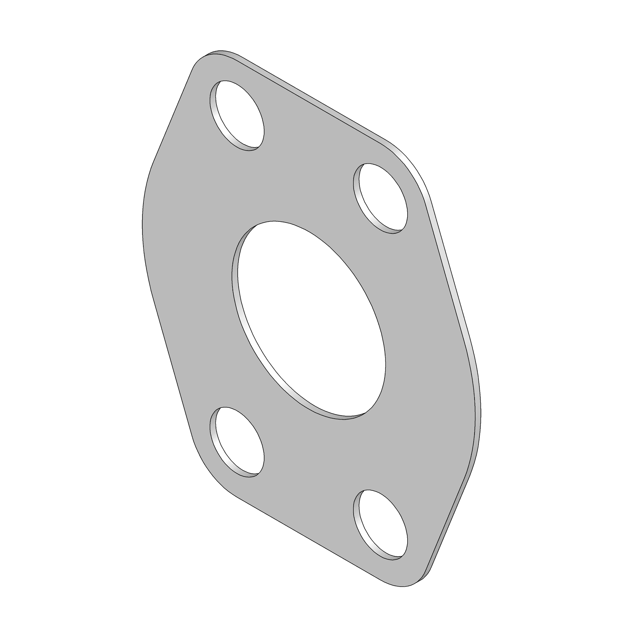 Flange Connector Plate - Code 62
