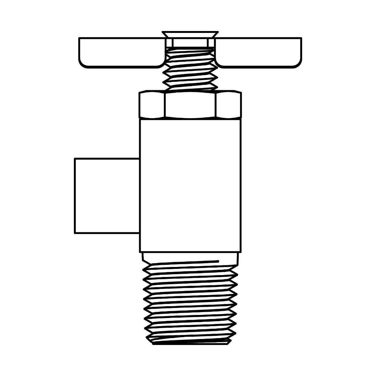Angle BIB Drain Cock