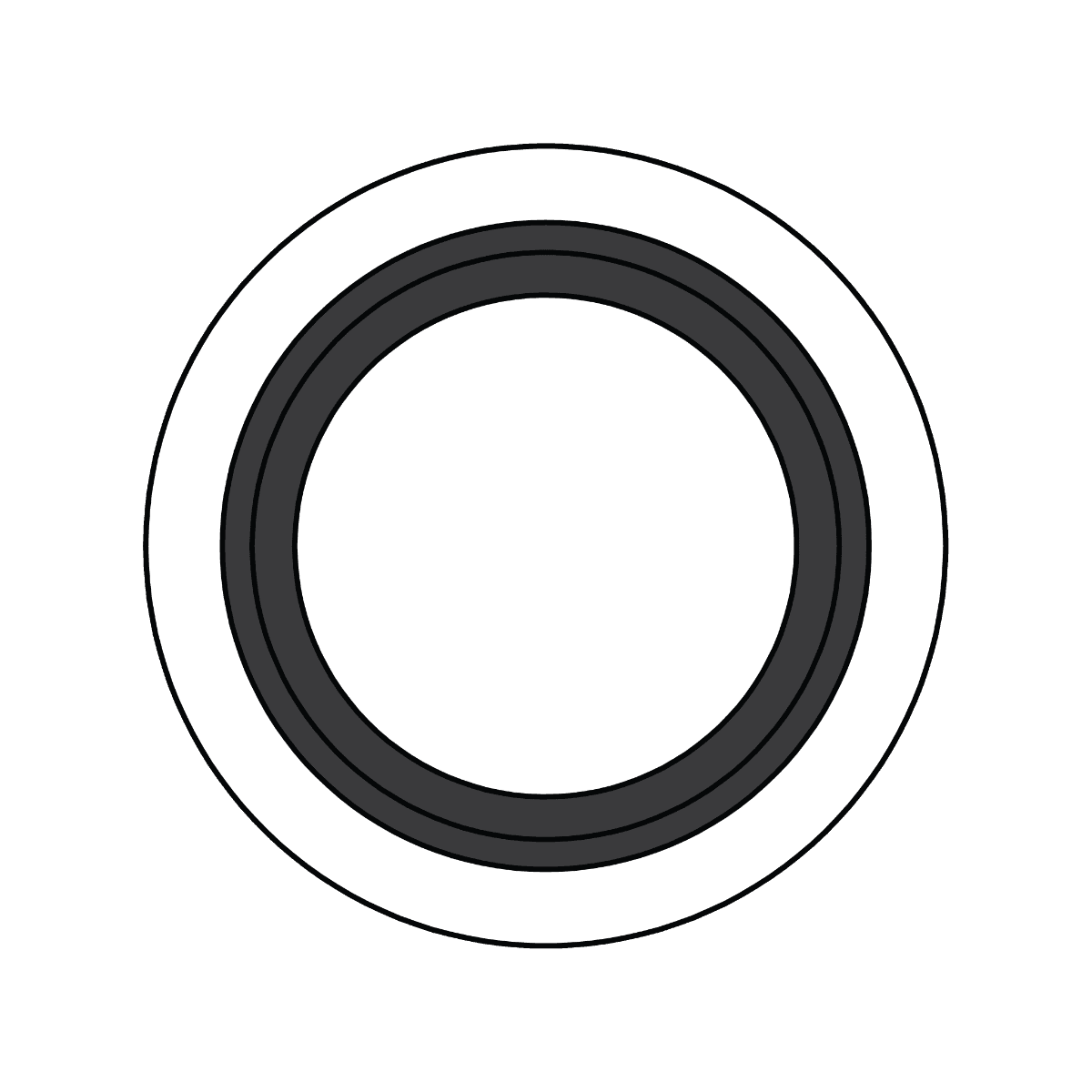 Bonded Seal for British Pipe