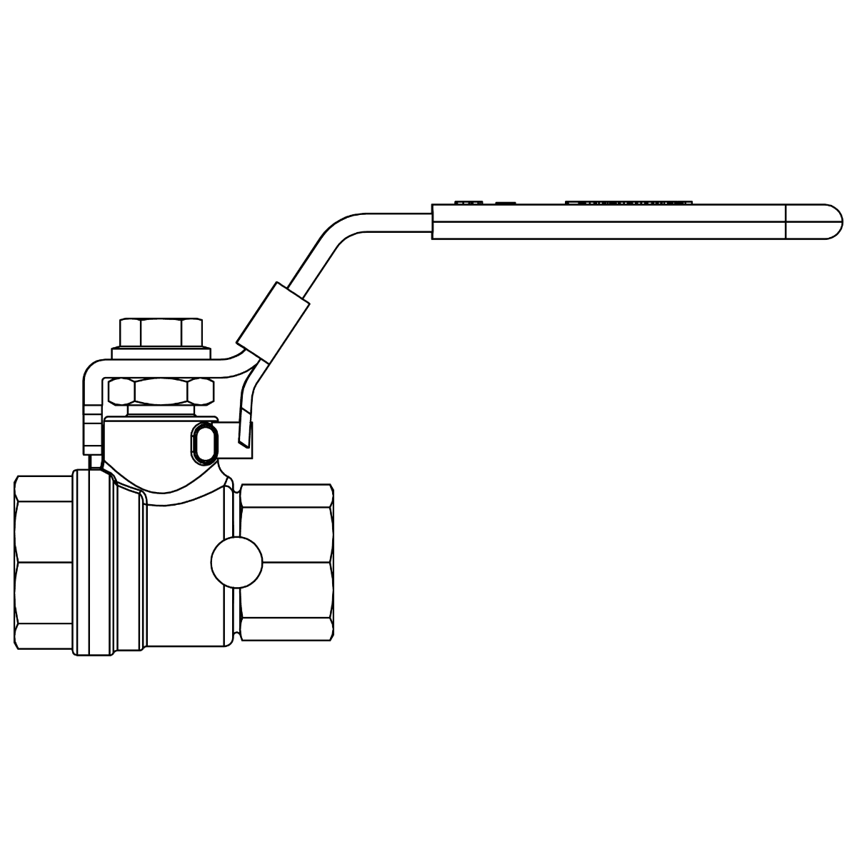 Venting-Locking Ball Valve