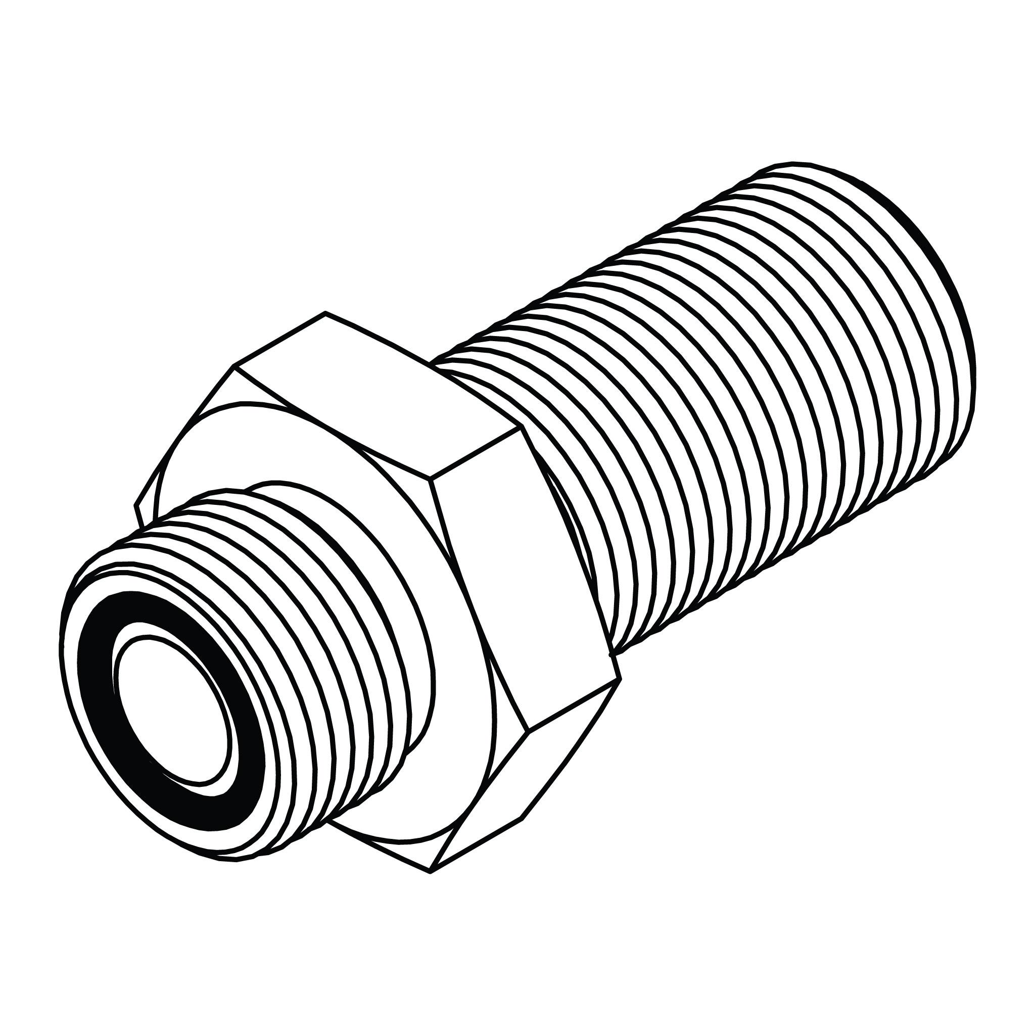ORFS Bulkhead Union