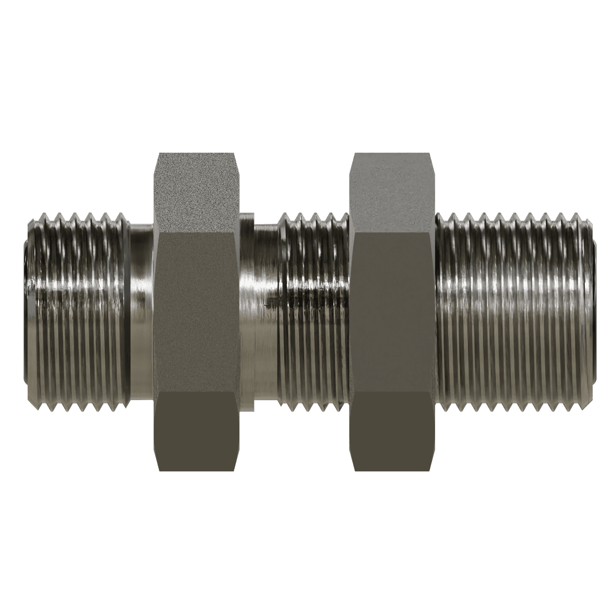 ORFS Bulkhead Union with Locknut