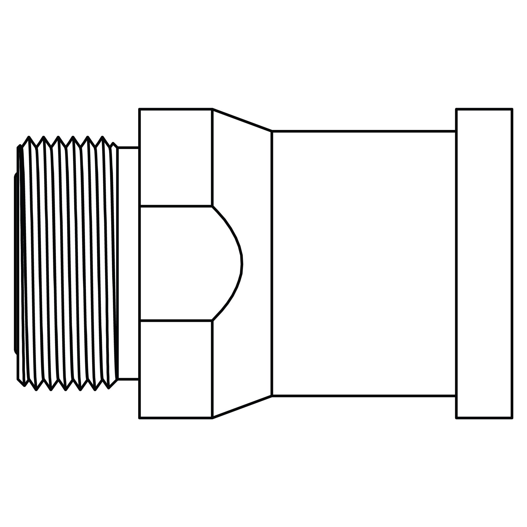 ORFS to Flange - Code 61