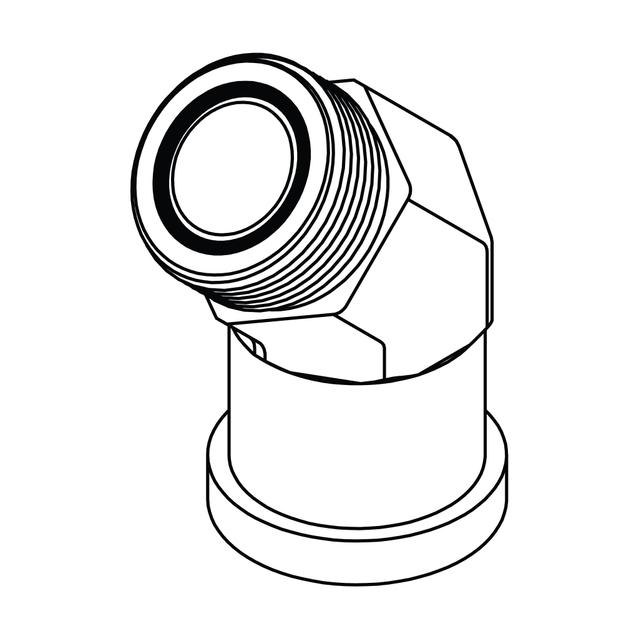 ORFS to Flange - 45°- Code 61