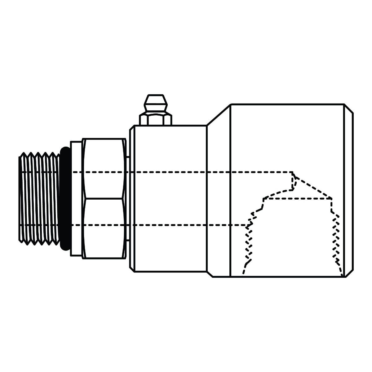 O-Ring to O-Ring Elbow 90&deg;