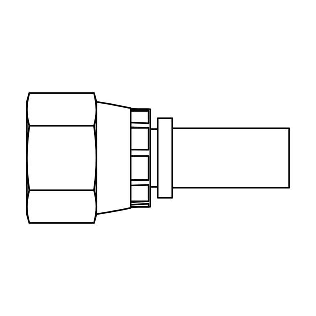 Microbore Hose End - JIC Swivel