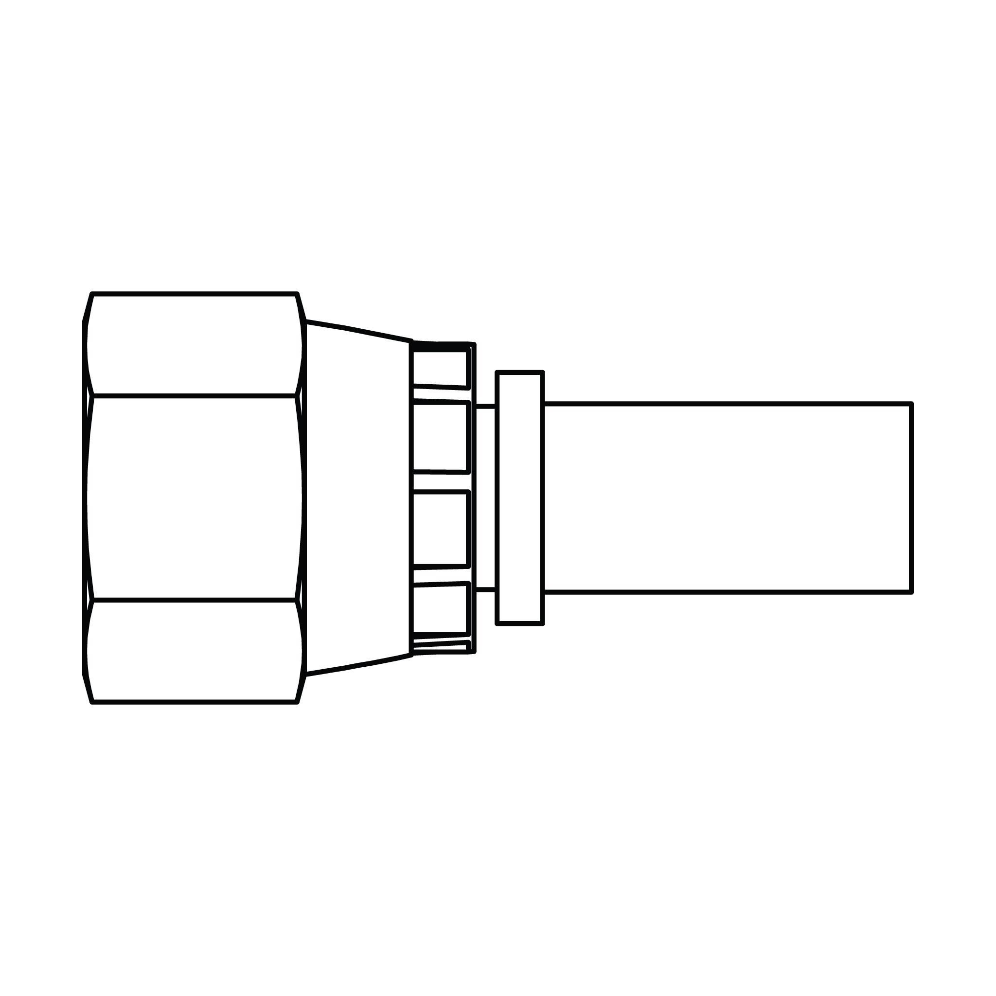 Microbore Hose End - JIC Swivel