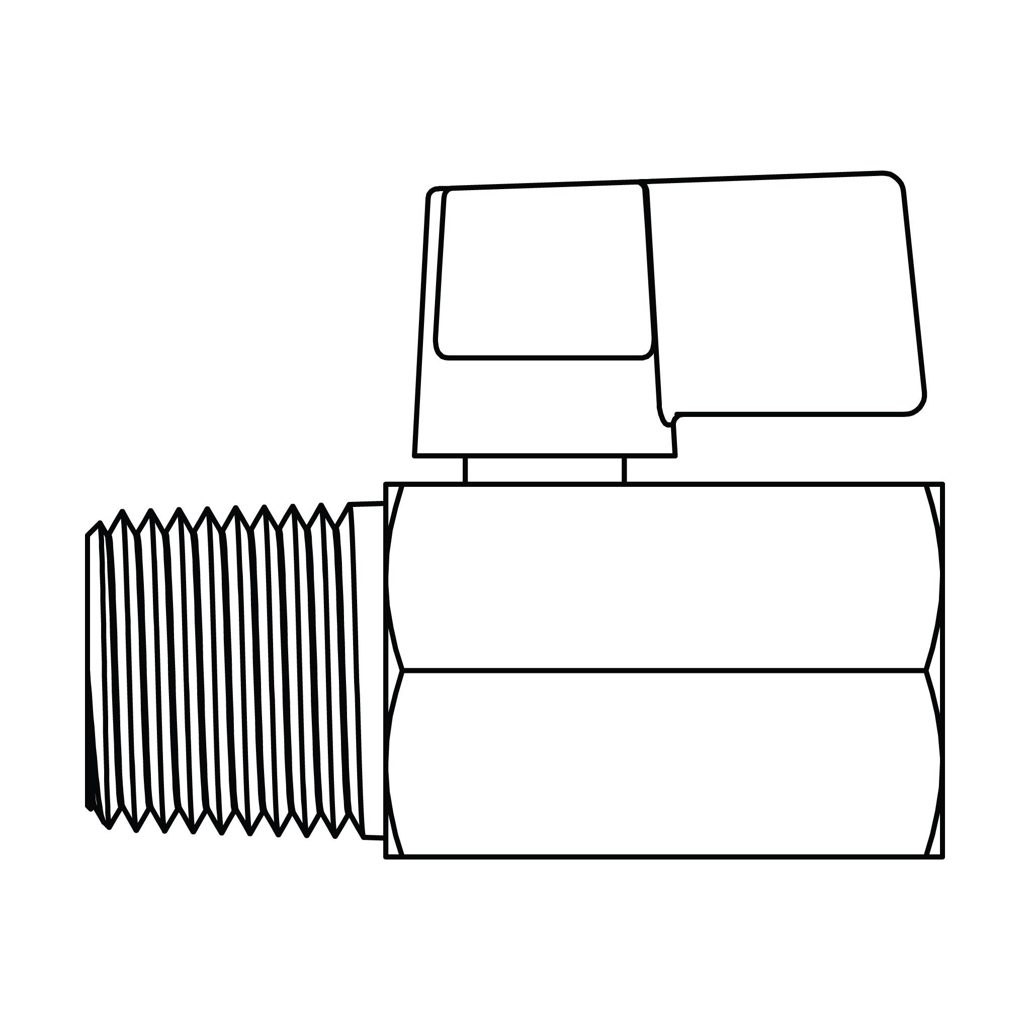 Male x Female Mini Ball Valve