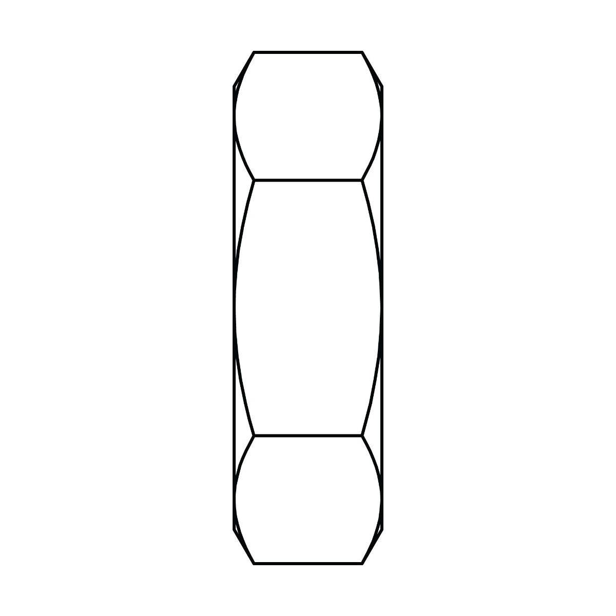 Metric Compression Bulkhead Nut