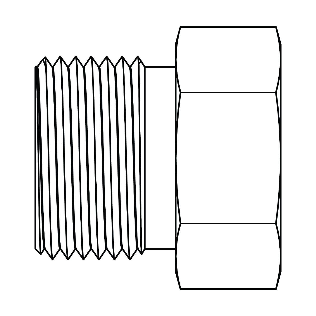 Metric Compression Tube Plug