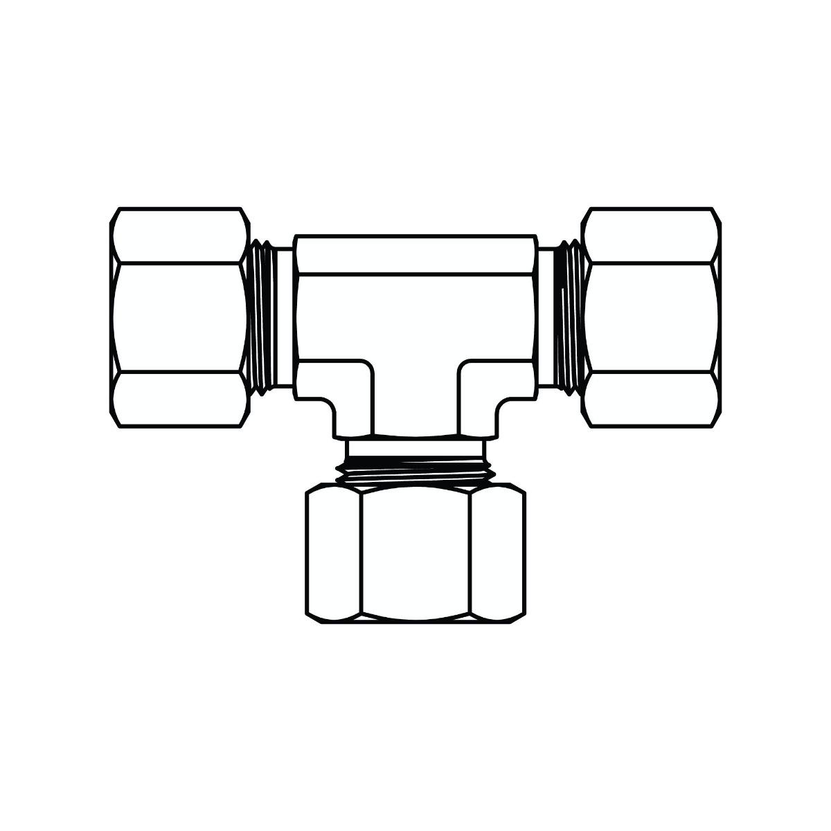 Metric Compression Union Tee