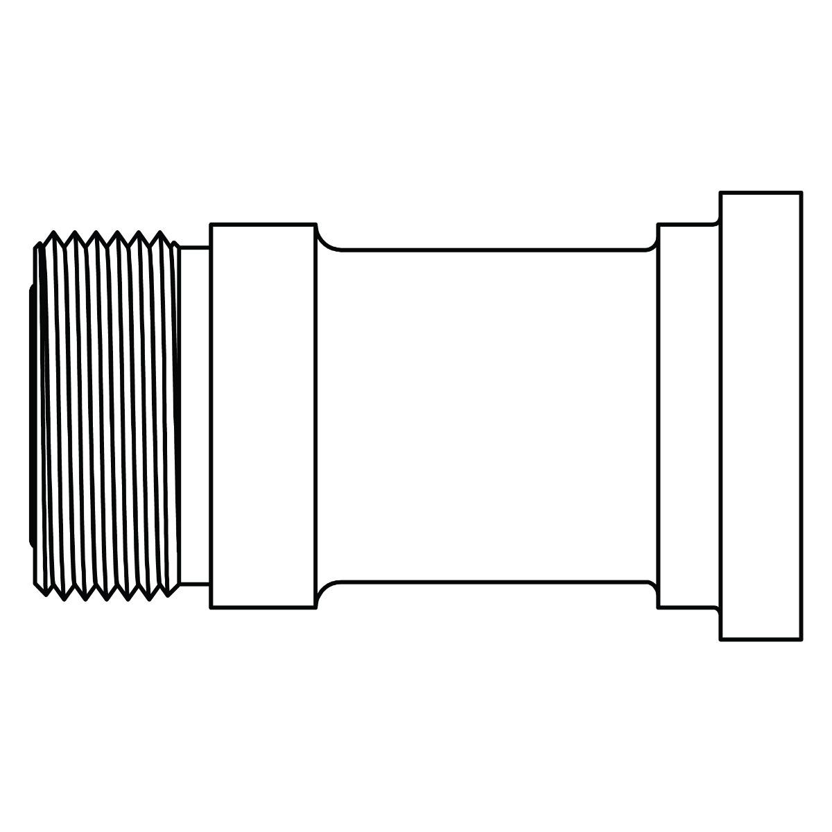 ORFS to No Braze Flange-Code 61