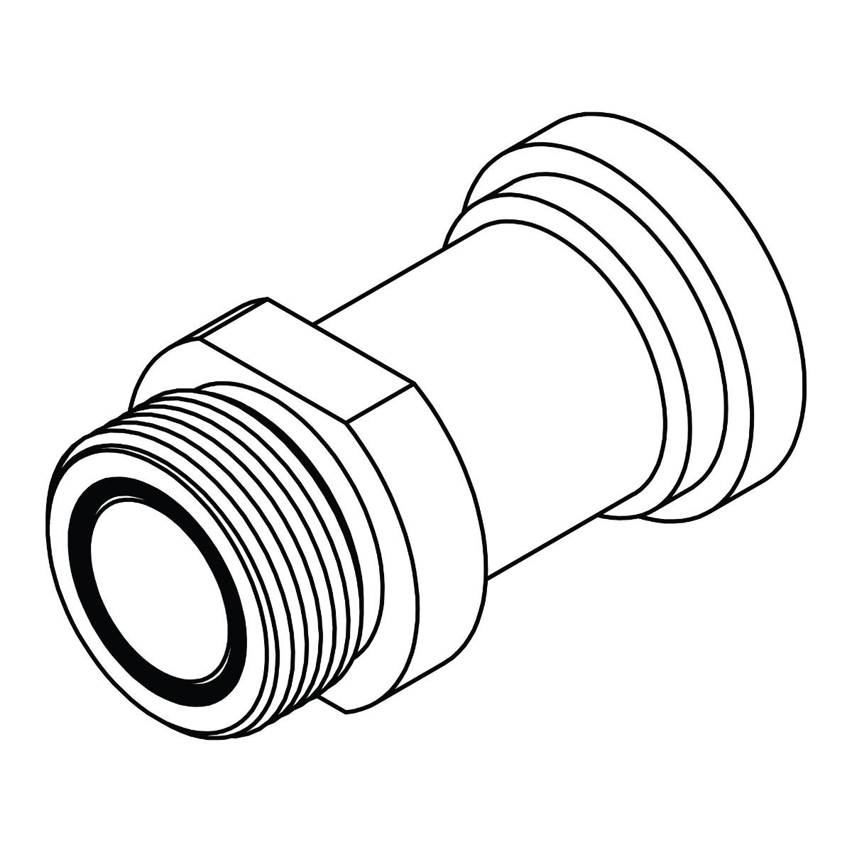 ORFS to No Braze Flange-Code 61
